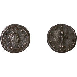 Moneda Imperio Romano Antoniniano Galieno 265 d.C.