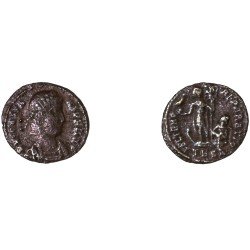 Moneda Imperio Romano ¼ de maiorina Constante 348-349 d.C.