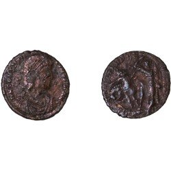 Moneda Imperio Romano Maiorina Constancio II 351-352 d.C.