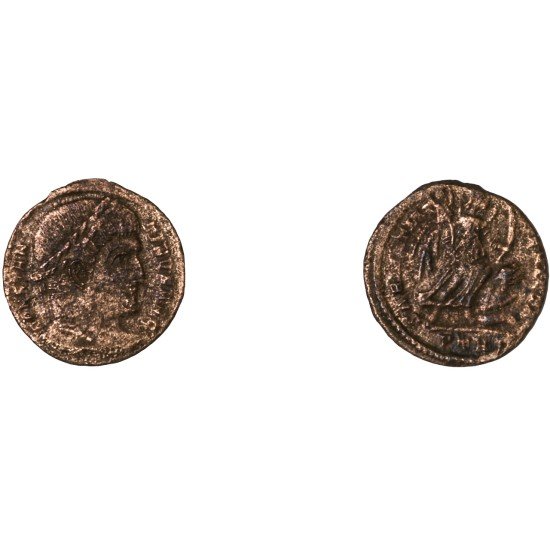 Moneda Imperio Romano Centenional Constantino I 323-324 d.C.