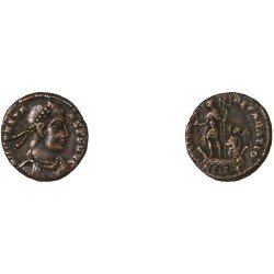 Moneda Imperio Romano ¼ de maiorina Constante 348-349 d.C.