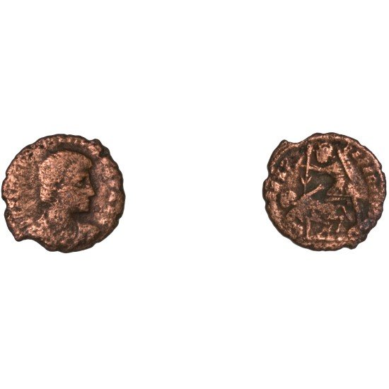 Moneda Imperio Romano Maiorina Constancio Galo 353-354 d.C.