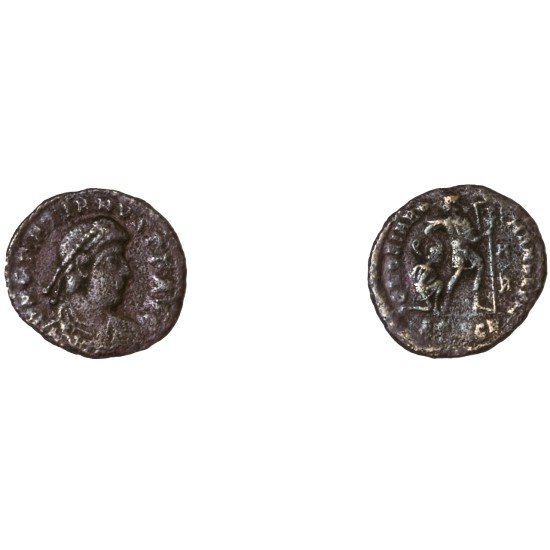 Moneda Imperio Romano Centenional Graciano 372-375 d.C.