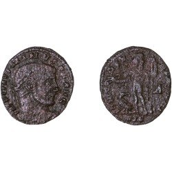 Moneda Imperio Romano Follis Maximino II 311 d.C.