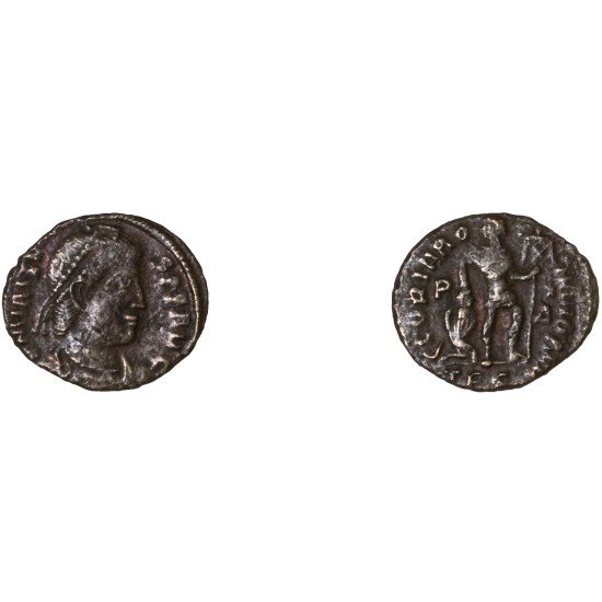 Moneda Imperio Romano Centenional Valente 367-375 d.C.