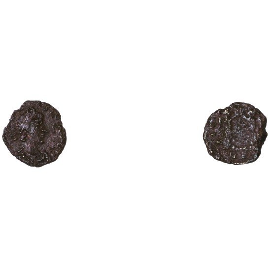 Moneda Imperio Romano ¼ de maiorina Teodosio I 383-387 d.C.