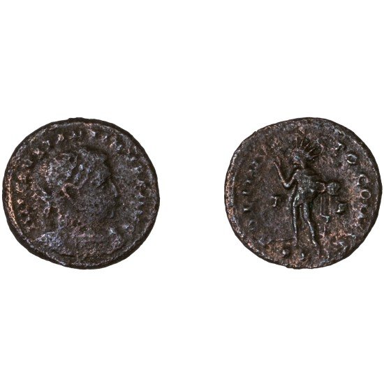 Moneda Imperio Romano Follis Constantino I 310 d.C.