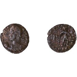 Moneda Imperio Romano ½ maiorina Constante 348-350 d.C.