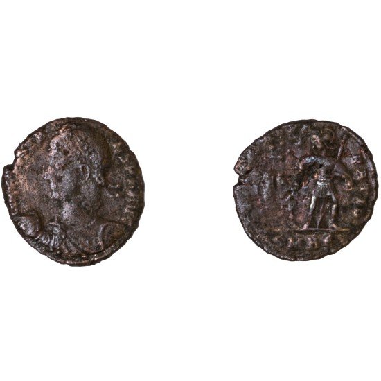 Moneda Imperio Romano ½ maiorina Constante 348-350 d.C.