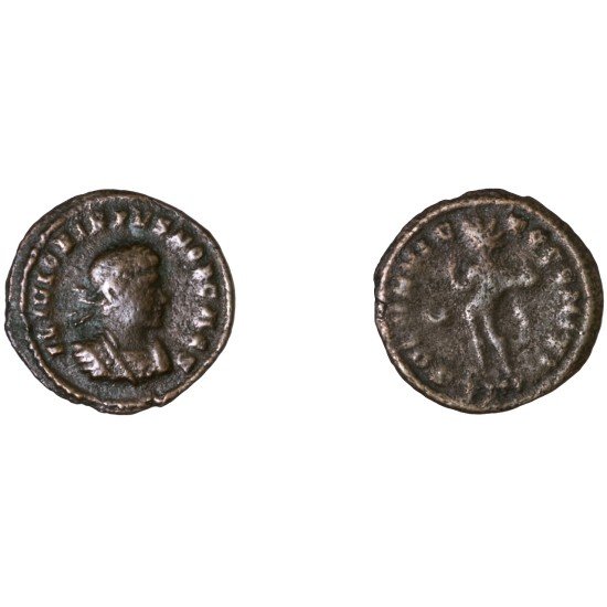 Moneda Imperio Romano Follis Crispo 318 d.C.