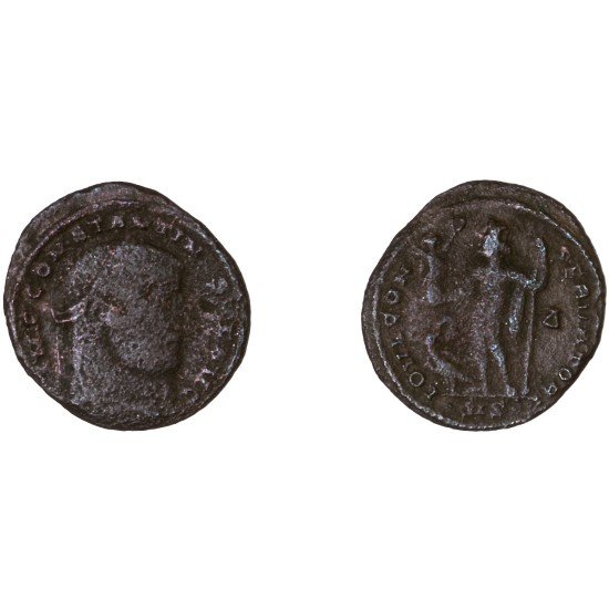 Moneda Imperio Romano Follis Constantino I 313-316 d.C.