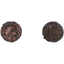 Moneda Imperio Romano Maiorina Constancio II 333-335 d.C. Moneda Imperio Romano Maiorina Constancio II 333-335 d.C.