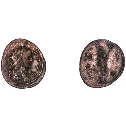 Moneda Imperio Romano Antoniniano Galieno 266-267 d.C.
