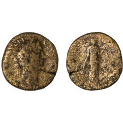 Moneda Imperio Romano Sestercio Antonino Pío 143 d.C. Moneda Imperio Romano Sestercio Antonino Pío 143 d.C.