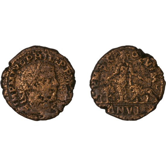 Moneda Imperio Romano Sestercio provincial Filipo I 244-245 d.C. Moneda Imperio Romano Sestercio provincial Filipo I 244-245 d.C.