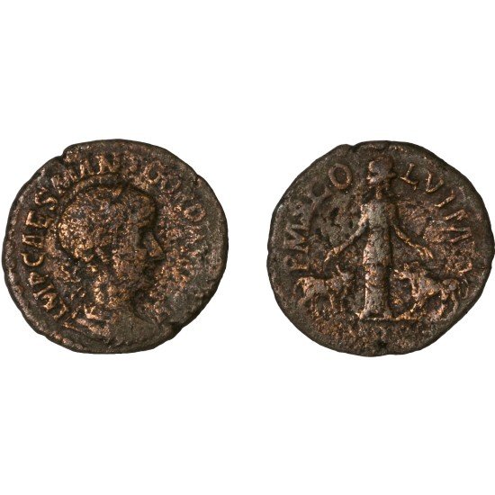Moneda Imperio Romano Sestercio provincial Gordiano III 239-242 d.C.