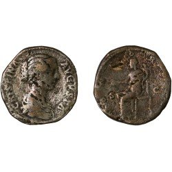 Moneda Imperio Romano Sestercio Crispina 180-182 d.C. Moneda Imperio Romano Sestercio Crispina 180-182 d.C.