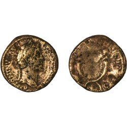 Moneda Imperio Romano Sestercio Antonino Pío 149 d.C.