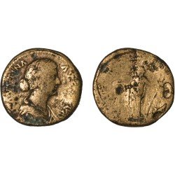 Moneda Imperio Romano Sestercio Faustina II 161-175 d.C.