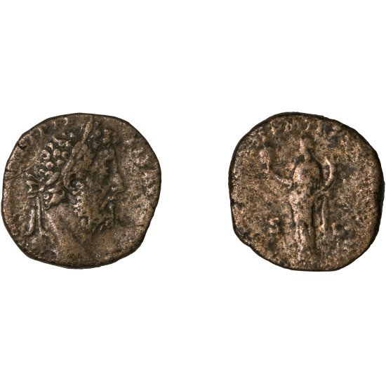 Moneda Imperio Romano Sestercio Cómodo 190 d.C.