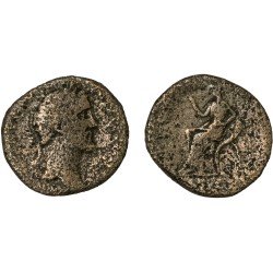 Moneda Imperio Romano Sestercio Antonino Pío 156-157 d.C.