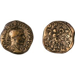 Moneda Imperio Romano Sestercio Filipo I  244-245 d.C.