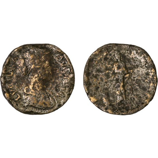 Moneda Imperio Romano Sestercio Lucilla 164-166 d.C.