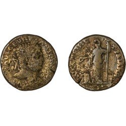Moneda Imperio Romano Tetrassarion Caracalla 211-217 d.C.