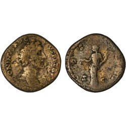 Moneda Imperio Romano Sestercio Antonino Pío 148-149 d.C.
