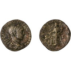 Moneda Imperio Romano Sestercio Alejandro Severo 227 d.C.