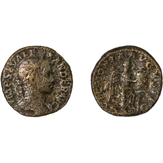 Moneda Imperio Romano Sestercio Alejandro Severo 231 d.C.