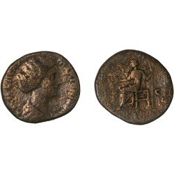 Moneda Imperio Romano Sestercio Lucilla 164 d.C.