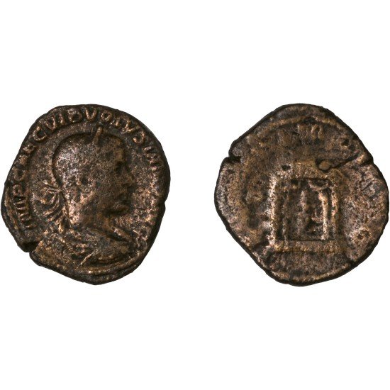 Moneda Imperio Romano  Sestercio Volusiano 252 d.C.