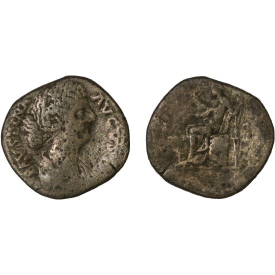 Moneda Imperio Romano Sestercio Faustina II 161-175 d.C.