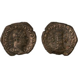 Moneda Imperio Romano Sestercio Filipo I 248 d.C.