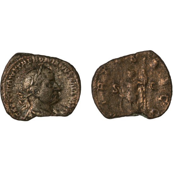 Moneda Imperio Romano Sestercio Treboniano Galo 251-252 d.C.
