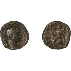 Moneda Imperio Romano Sestercio Treboniano Galo 251 d.C.
