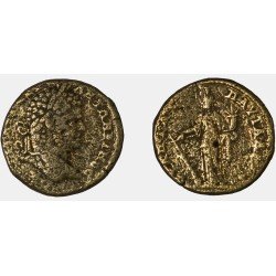 Moneda Imperio Romano Tetrassarion Caracalla 211-217