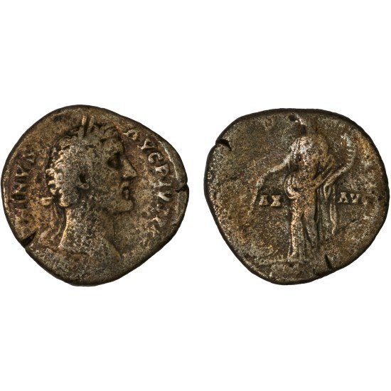 Moneda Imperio Romano Sestercio Antonino Pío 147 d.C.