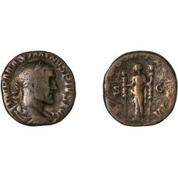 Moneda Imperio Romano Sestercio Maximino I 235-236 d.C.