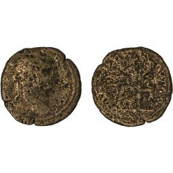 Moneda Imperio Romano Tetrassarion Geta 209-211 d.C.