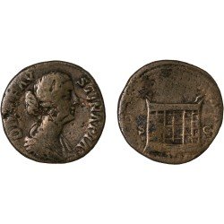 Moneda Imperio Romano Sestercio Diva Faustina II 176-180 d.C. Moneda Imperio Romano Sestercio Diva Faustina II 176-180 d.C.