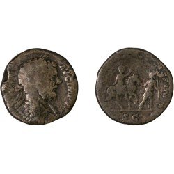 Moneda Imperio Romano Sestercio Septimio Severo 196 d.C.