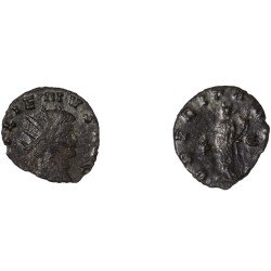 Moneda Imperio Romano Antoniniano Galieno 265-267 d.C.
