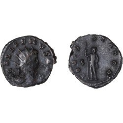 Moneda Imperio Romano Antoniniano Galieno 264-266 d.C.