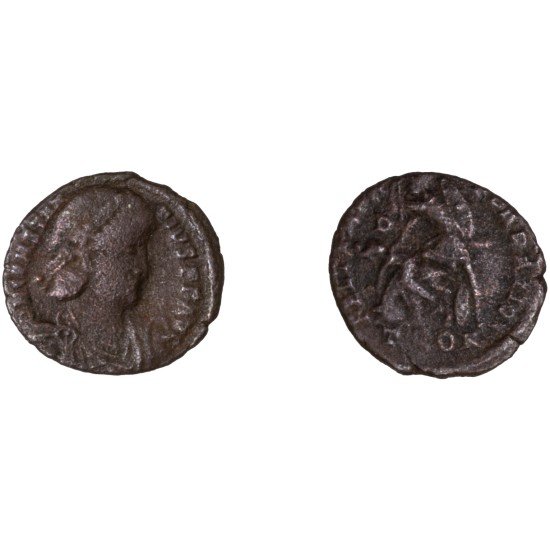 Moneda Imperio Romano Maiorina Constancio II 353-355 d.C.