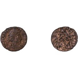 Moneda Imperio Romano Maiorina Constancio II 356-358 d.C.