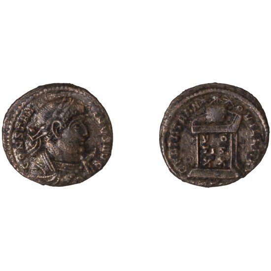 Moneda Imperio Romano Centenional Constantino I 321 d.C.