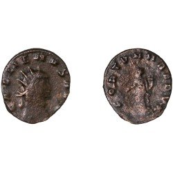Moneda Imperio Romano Antoniniano Galieno 262-263 d.C.