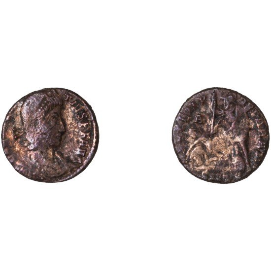 Moneda Imperio Romano Maiorina Constancio II 353-356 d.C.